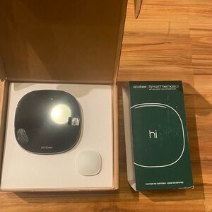 Ecobee Smart Thermostat with Black Finish